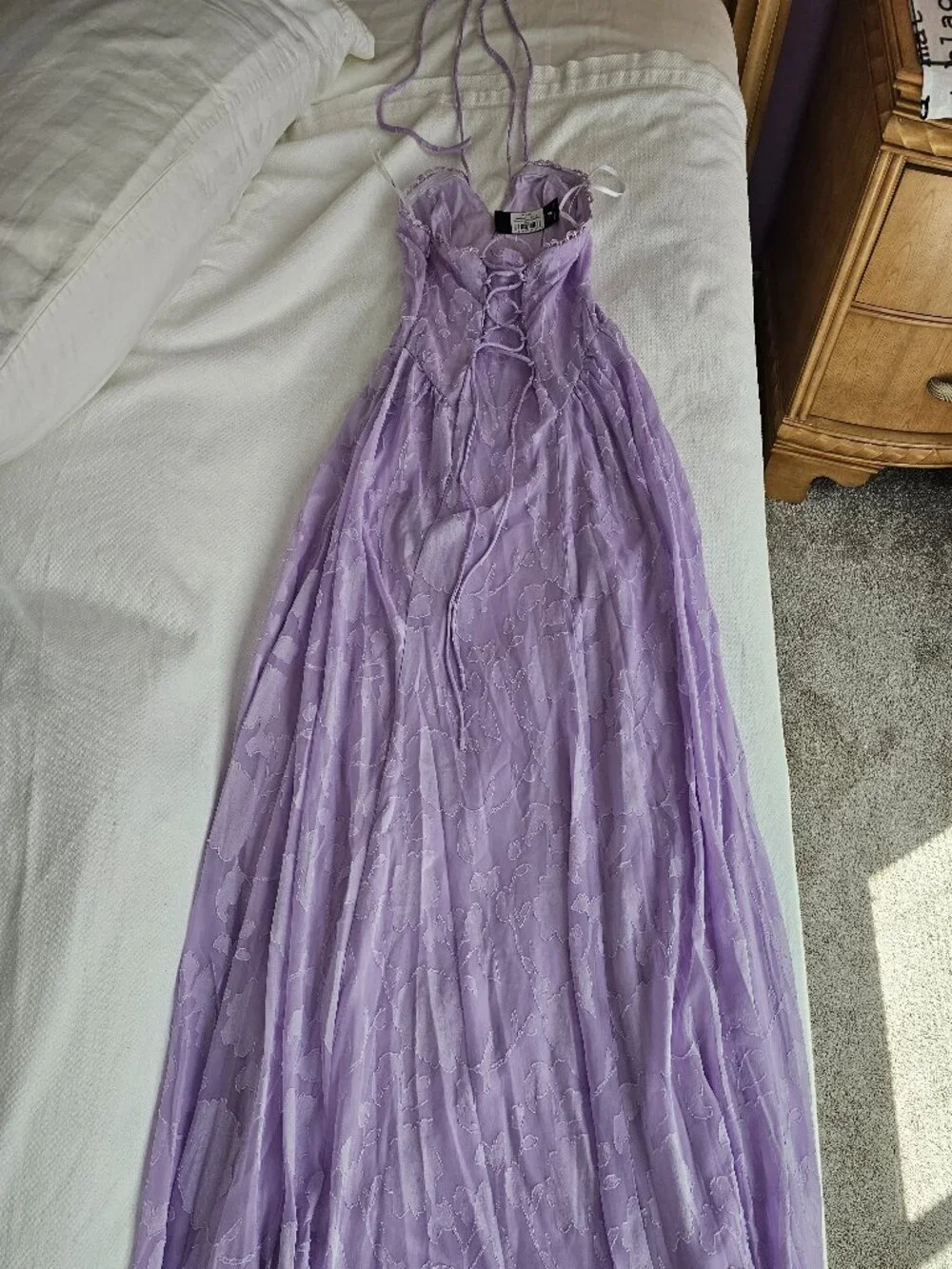 Lavender Lulus Sedona Lace Dress - Picture 4 of 11